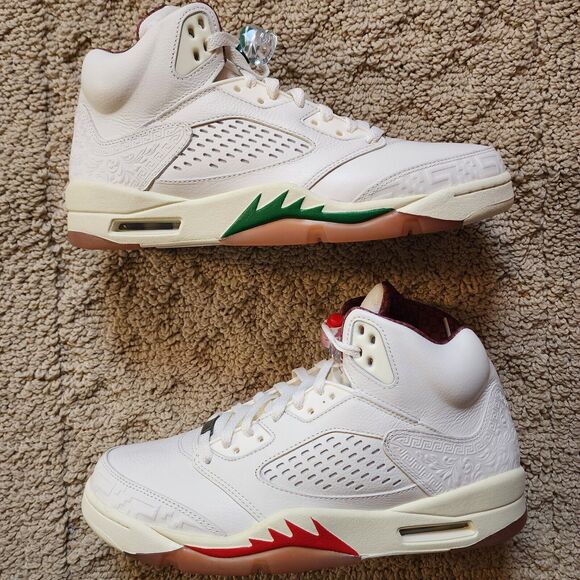 Air Jordan 5 Retro El Grito Sail Brand New Sz 9 - Picture 2 of 9